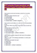 PPT practice Exam questions and answers Latest Version 2025 Graded A&plus;&period;