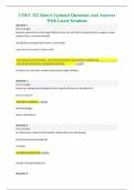 COUC 522 Quiz 6 Updated Questions And Answers With Latest Solutions