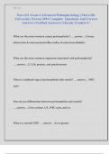 Nurs 611 Exam 1- 4 Advanced Pathophysiology &lpar;Maryville University&rpar; package deal 