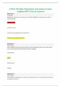 COUC 522 Quiz 8 Questions And Answers Latest Updates 100&percnt; Correct Answers