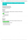 EDUC840&sol;EDUC 840 - Quiz&colon; Digital Decision Making and Student Centric Learning &lpar;Score for this quiz&colon; 20 out of 20&rpar;&period;