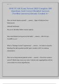 SSM TCAR Exam Newest 2025 Complete 200  Questions And Correct Detailed Answers  &lpar;Verified Answers&rpar;&vert;Already Graded A&plus;
