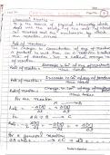 Chemical kinetics class 12