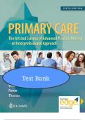 Test Bank for Primary Care&colon; The Art and Science of Advanced Practice Nursing &ndash; An Interprofessional Approach&comma; 5th Edition by Dunphy &ndash; Complete Exam Prep