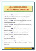 ARE 5&period;0 PCM EXAM 2025 QUESTIONS AND ANSWERS