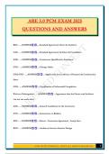 ARE 5&period;0 PCM EXAM 2025 QUESTIONS AND ANSWERS