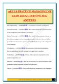 ARE 5&period;0 PRACTICE MANAGEMENT EXAM 2025 QUESTIONS AND ANSWERS