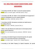ICC Bolting Test 2025 Questions With Complete Solutions Newest Version 2025 &sol; 2026 Update
