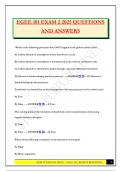 EGEE 101 EXAM 2 2025 QUESTIONS AND ANSWERS