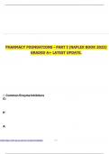 PHARMACY FOUNDATIONS - PART I &lpar;NAPLEX BOOK 2025&rpar; GRADED A&plus; LATEST UPDATE&period;