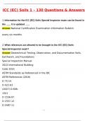 ICC &lpar;EC&rpar; Soils 1 - 130 Test 2025 Questions With Complete Solutions Newest Version 2025 &sol; 2026 Update&period;
