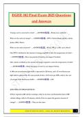 EGEE 102 Final Exam 2025 Questions and Answers