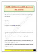 EGEE 102 Final Exam 2025 Questions and Answers