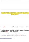 RMA PRACTICE EXAM QUESTIONS AND ANSWERS GRADED A&plus; LATEST UPDATE&period;