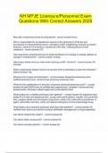 NH MPJE Licensure&sol;Personnel Exam Questions With Correct Answers 2025