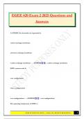 EGEE 420 Exam 2 2025 Questions and Answers