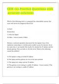 CEH v12 Exam &lpar;487 Questions&rpar; with accurate solutions
