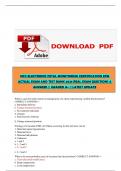 NCC ELECTRONIC FETAL MONITORING CERTIFICATION EFM ACTUAL EXAM AND TEST BANK 2025 REAL EXAM QUESTIONS & ANSWERS &vert;&vert; GRADED A&plus; &vert;&vert; LATEST UPDATE