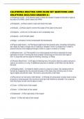 CALIFORNIA BOATING CORE EXAM SET QUESTIONS AND SOLUTIONS 2025&sol;2026 GRADED A&plus;