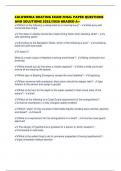 CALIFORNIA BOATING EXAM FINAL PAPER QUESTIONS AND SOLUTIONS 2025&sol;2026 GRADED A&plus;