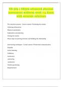 NR 509 &sol; NR509 advanced physical assessment midterm week 1-4 Exam with accurate solutions 
