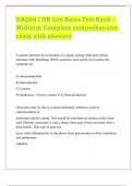 NR509 NR 509 Bates Test Bank – Midterm Complete comprehensive exam with answers 