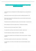 ENA EMERGENCY NURSING ORIENTATION 3&period;0 LATEST EEDITION EXAM 300&plus;