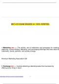 MKT-315 EXAM GRADED A&plus; 100&percnt; VERIFIED&period;