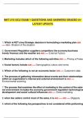 MKT-315 GCU EXAM 1 QUESTIONS AND ANSWERS GRADED A&plus; LATEST UPDATE
