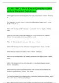 CLAS 150C1 Final Exam Questions And Actual Detailed Solutions&period;