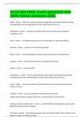 CLAS 263 FINAL Exam Questions And 100&percnt; Solved Solutions 2025&period;