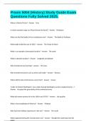 Praxis 5004 &lpar;History&rpar; Study Guide Exam Questions Fully Solved 2025&period;