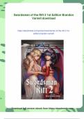 Swordsman of the Rift 2 1st Edition Brandon Varnell - Digital Download