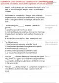 CGDR DCF Child Growth and Development COMPREHENSIVE questions answered&comma; 2025 verified graded A&plus; already passed&excl;