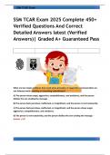 SSM TCAR Exam 2025 Complete 450&plus;  Verified Questions And Correct  Detailed Answers latest &lpar;Verified  Answers&rpar;&vert; Graded A&plus; Guaranteed Pass   