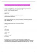 NURS 356 Study Guide Exam 3 &vert;&vert; Error-free Answers 100&percnt;&period;