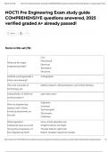 NOCTI Pre Engineering Exam study guide COMPREHENSIVE questions answered&comma; 2025 verified graded A&plus; already passed&excl;