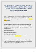 LSU BLAW 3201 FRY FINAL EXAM NEWEST 2025 ACTUAL  EXAM WITH COMPLETE 100 QUESTIONS AND CORRECT  DETAILED ANSWERS &lpar;VERIFIED ANSWERS&rpar; ALREADY  GRADED A&plus; &vert; GUARANTEED PASS 