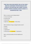 D236&sol; WGU D236 EXAM NEWEST 2025 ACTUAL EXAM &vert;  OBJECTIVE ASSESSMENT PATHOPHYSIOLOGY WITH  COMPLETE 220 QUESTIONS AND CORRECT DETAILED  ANSWERS &lpar;VERIFIED ANSWERS&rpar; ALREADY GRADED A&plus; &vert;  GUARANTEED PASS &vert; WGU 