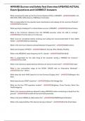 HIMARS Gunner and Safety Test Overview UPDATED ACTUAL Exam Questions and CORRECT Answers