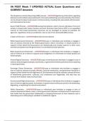 VA POST Week 7 UPDATED ACTUAL Exam Questions and CORRECT Answers