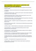 GCSE ECONOMICS CORE EXAM SET QUESTIONS AND SOLUTIONS 2025&sol;2026 GRADED A&plus;