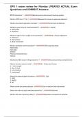 OPS 1 exam review for Monday UPDATED ACTUAL Exam Questions and CORRECT Answers