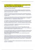 IT FUNDAMENTALS COMPREHENSIVE EXAM QUESTIONS AND SOLUTIONS 2025&sol;2026 GRADED A&plus;