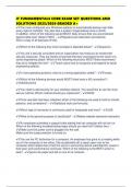 IT FUNDAMENTALS CORE EXAM SET QUESTIONS AND SOLUTIONS 2025&sol;2026 GRADED A&plus;
