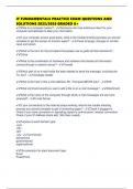 IT FUNDAMENTALS PRACTICE EXAM QUESTIONS AND SOLUTIONS 2025&sol;2026 GRADED A&plus;