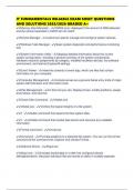 IT FUNDAMENTALS RELIABLE EXAM SHEET QUESTIONS AND SOLUTIONS 2025&sol;2026 GRADED A&plus;