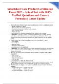 Smartsheet Core Product Certification Exam 2025 &ndash; Actual Test with 100&percnt; Verified Questions and Correct Formulas &vert; Latest Update