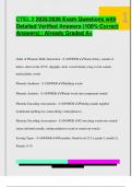 CTEL 2 2025&sol;2026 Exam Questions with  Detailed Verified Answers &lpar;100&percnt; Correct  Answers&rpar; &vert; Already Graded A&plus;