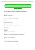 KSU CSE 1321 LECTURE FINAL EXAM-ACTUAL EXAM &vert;LATEST UPDATE 2025 &vert; COMPLETE QUESTIONS WITH CORRECT DETAILED AND VERIFIED ANSWERS-MOSTLY TESTED QUESTIONS -RATED 100&percnt; CORRECT&excl;&excl;GUARANTEED PASS&excl;&excl; ALREADY GRADED A&plus;